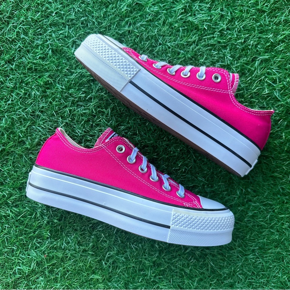 🎁Converse Chuck Taylor All Star Ctas Lift Hi Cerise Pink - Picture 9 of 10